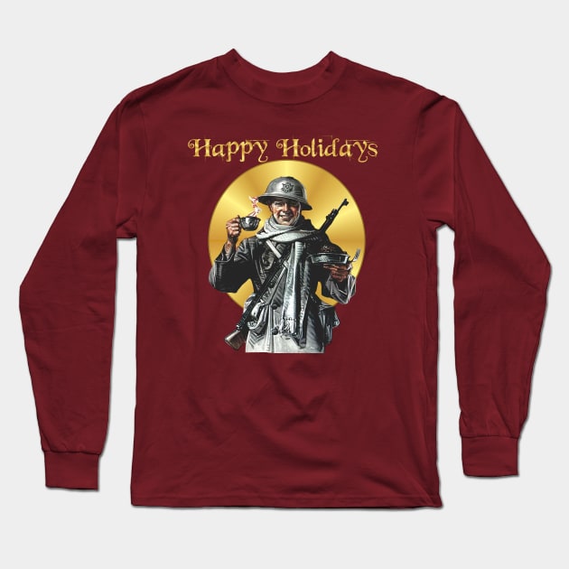 Military Holidays Christmas Thanksgiving New Year T-Shirt Long Sleeve T-Shirt by hispanicworld